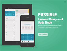 Tablet Screenshot of passible.com